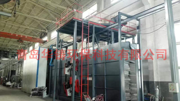 H型鋼拋丸機(jī)使用現(xiàn)場圖 H型鋼拋丸機(jī)使用現(xiàn)場圖